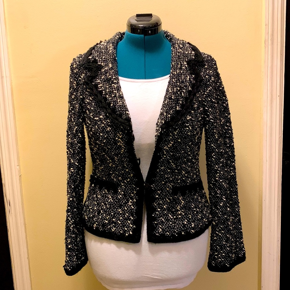 Nanette Lepore Chanel style bouclé jacket